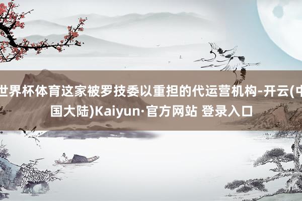 世界杯体育这家被罗技委以重担的代运营机构-开云(中国大陆)Kaiyun·官方网站 登录入口